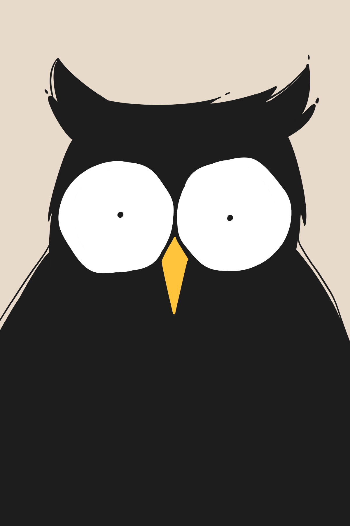 Autoportrait animalier — hibou