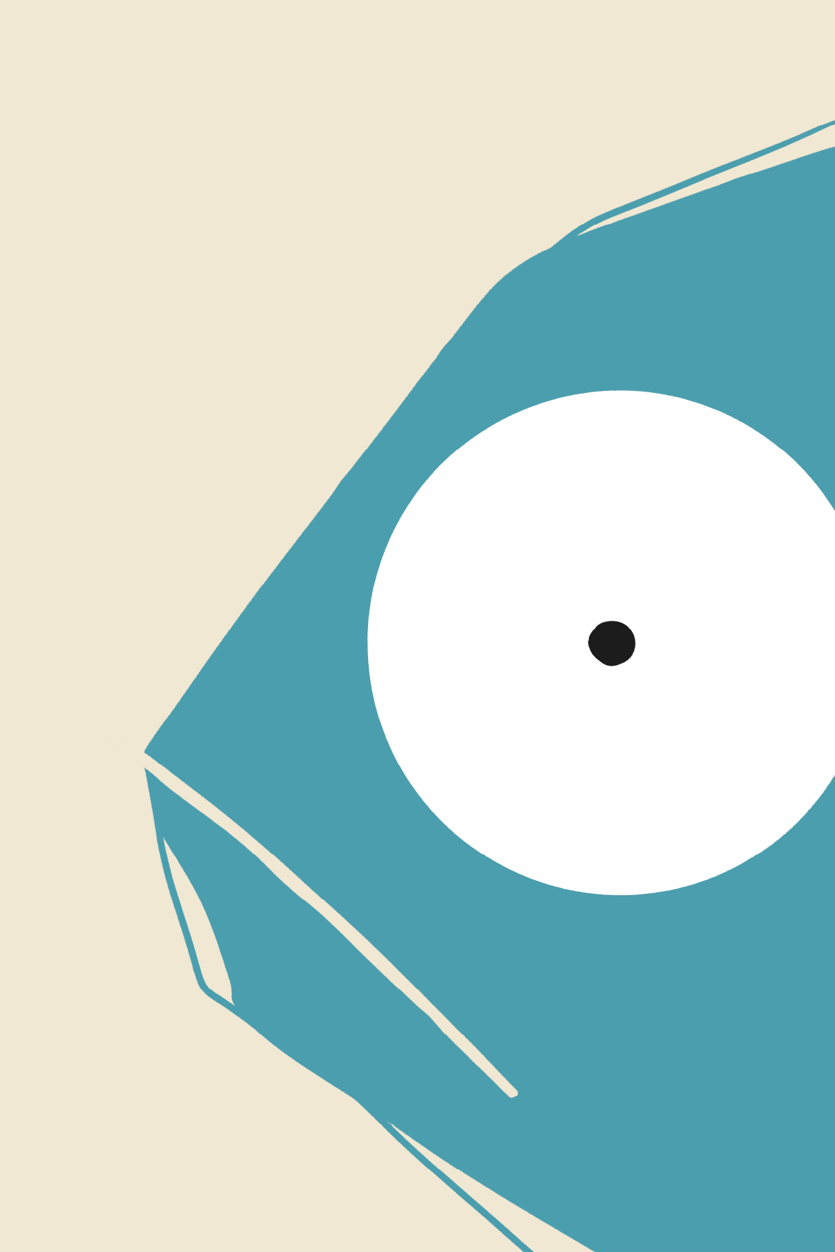 Autoportrait animalier — poisson bleu