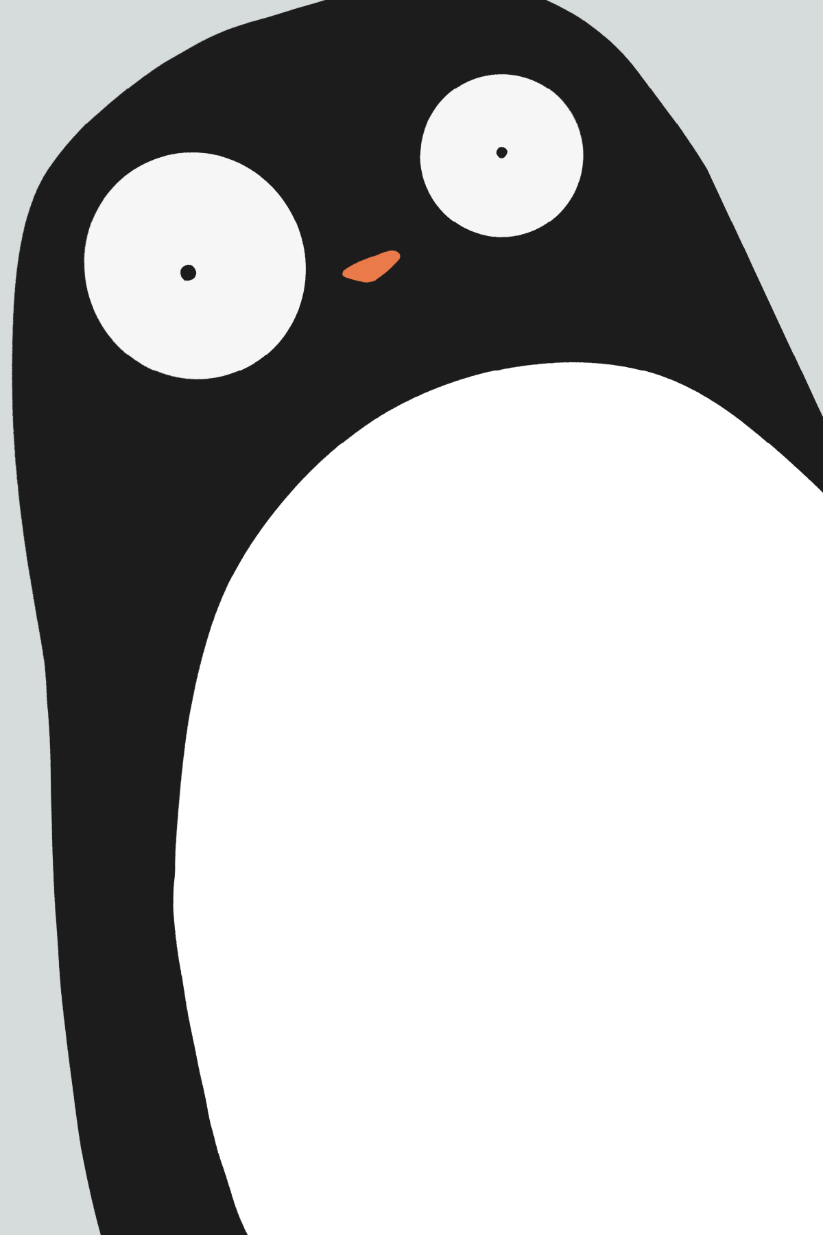 Autoportrait animalier — pingouin (variante)
