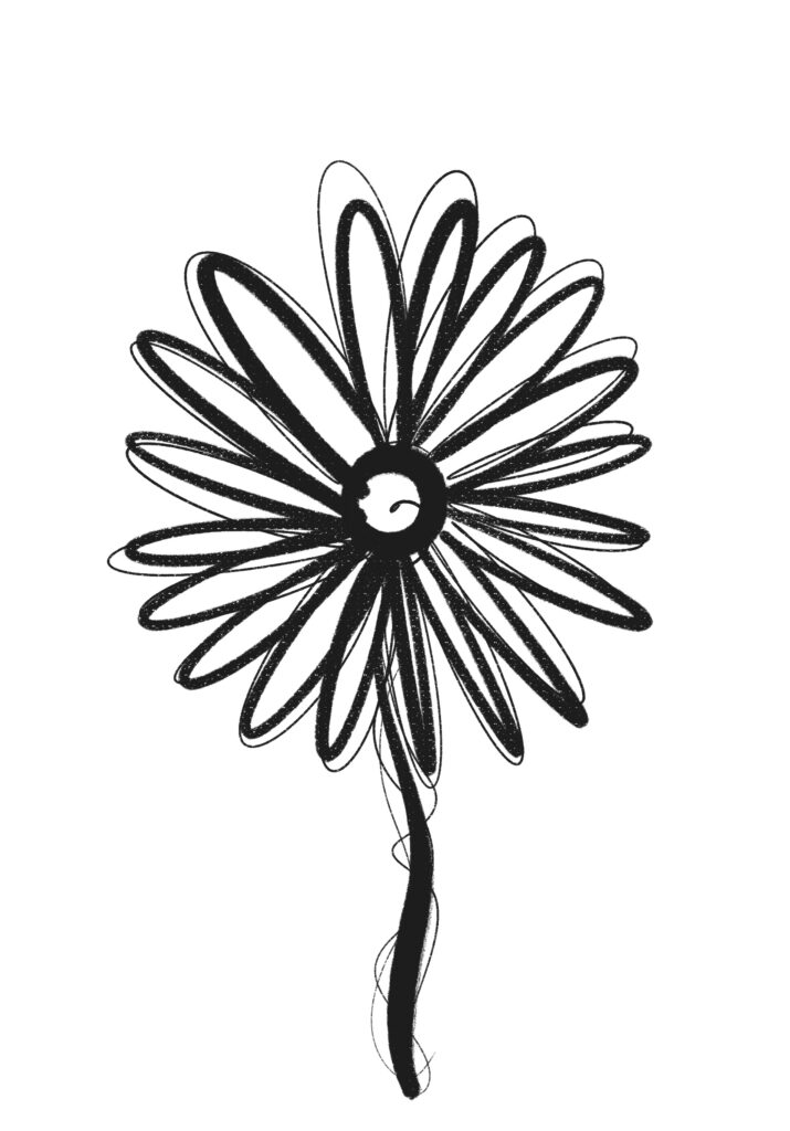 Esquisse tattoo — marguerite